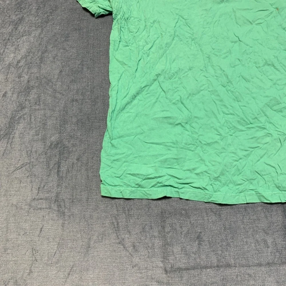 Polo Ralph Lauren T Shirt Mens Medium Green Embroidered Logo Casual Short Sleeve